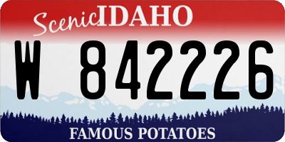 ID license plate W842226