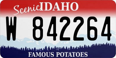 ID license plate W842264