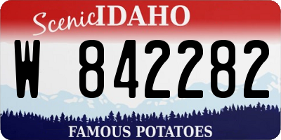 ID license plate W842282