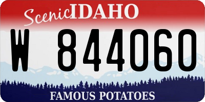 ID license plate W844060