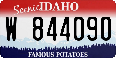 ID license plate W844090