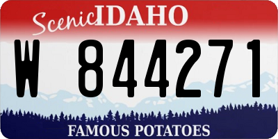 ID license plate W844271