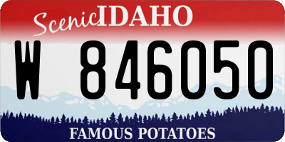 ID license plate W846050