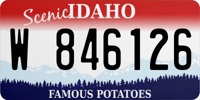 ID license plate W846126