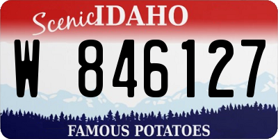 ID license plate W846127