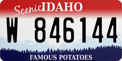 ID license plate W846144