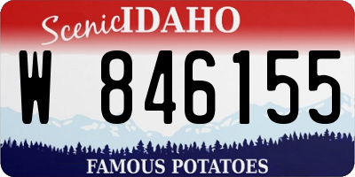 ID license plate W846155