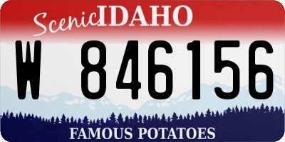 ID license plate W846156
