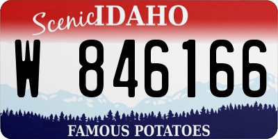 ID license plate W846166
