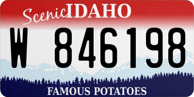 ID license plate W846198