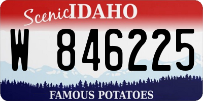 ID license plate W846225
