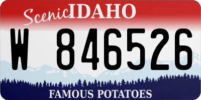 ID license plate W846526