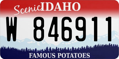 ID license plate W846911