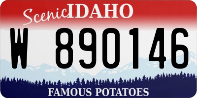ID license plate W890146