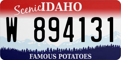 ID license plate W894131