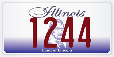 IL license plate 1244