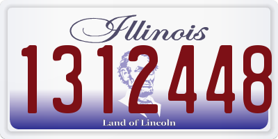 IL license plate 1312448