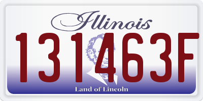 IL license plate 131463F