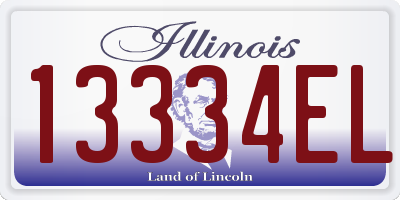 IL license plate 13334EL