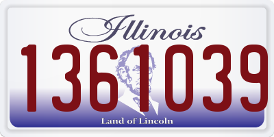 IL license plate 1361039