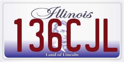 IL license plate 136CJL