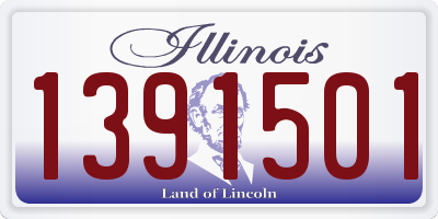 IL license plate 1391501