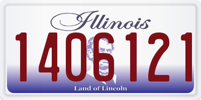 IL license plate 1406121