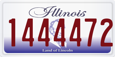 IL license plate 1444472