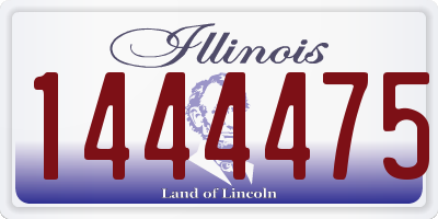 IL license plate 1444475