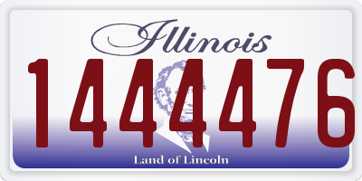 IL license plate 1444476