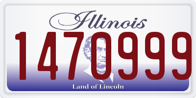 IL license plate 1470999