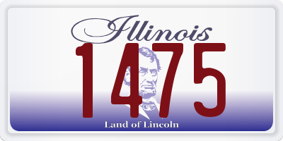 IL license plate 1475