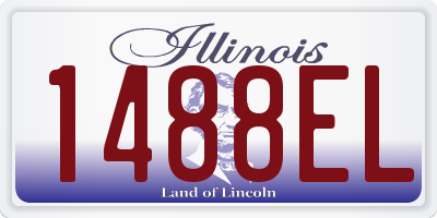 IL license plate 1488EL