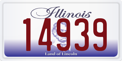 IL license plate 14939