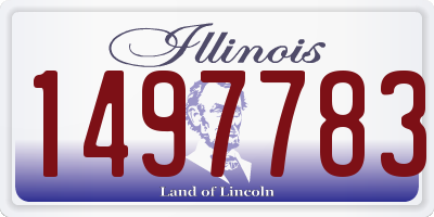 IL license plate 1497783