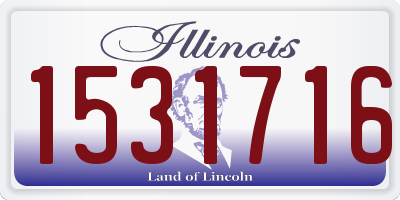 IL license plate 1531716