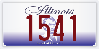 IL license plate 1541