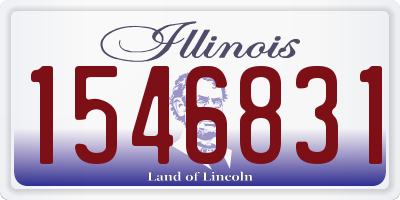 IL license plate 1546831