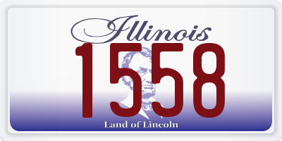 IL license plate 1558