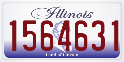 IL license plate 1564631