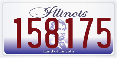 IL license plate 158175