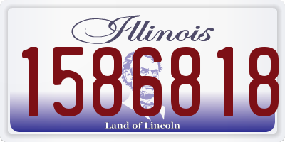 IL license plate 1586818