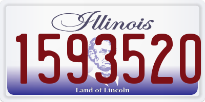 IL license plate 1593520