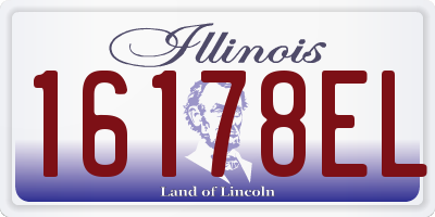 IL license plate 16178EL