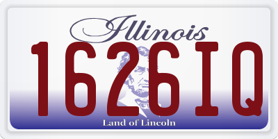 IL license plate 1626IQ