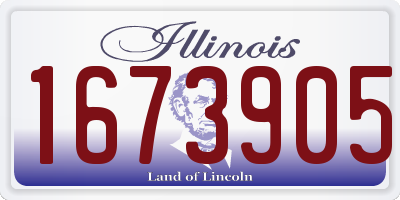 IL license plate 1673905