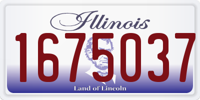 IL license plate 1675037