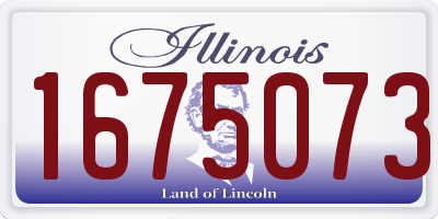 IL license plate 1675073