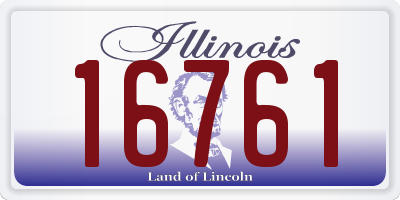 IL license plate 16761