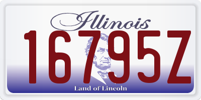 IL license plate 16795Z